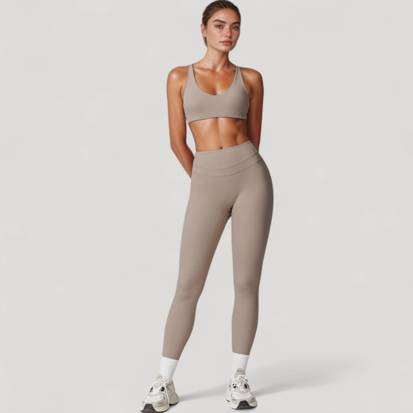 Anna-Kaci Women's High Waist Full Length Seamless Compression Leggings for Active and Casual Wear