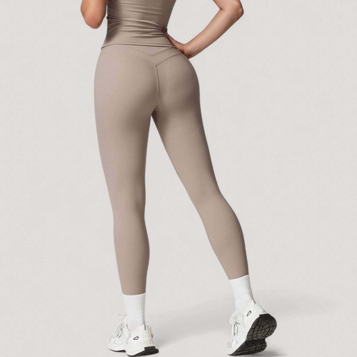 Anna-Kaci Women's High Waist Full Length Seamless Compression Leggings for Active and Casual Wear