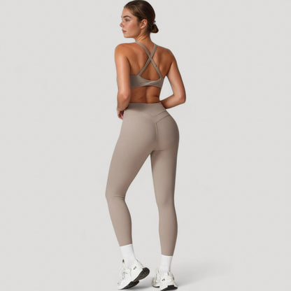 Anna-Kaci Women's High Waist Full Length Seamless Compression Leggings for Active and Casual Wear