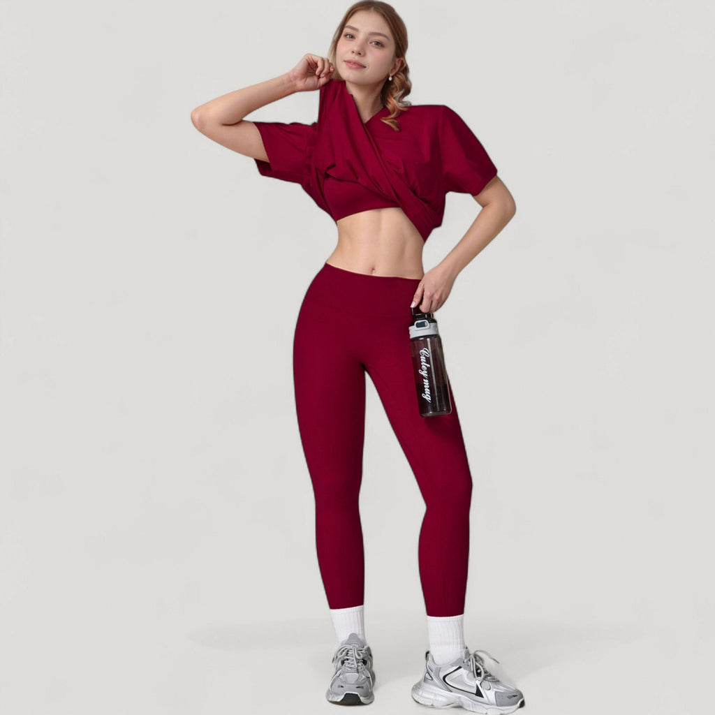 Anna-Kaci Active Women's Relaxed Fit Crew Neck T-Shirt with Short Sleeves and Soft Stretch Fabric for Everyday Comfort