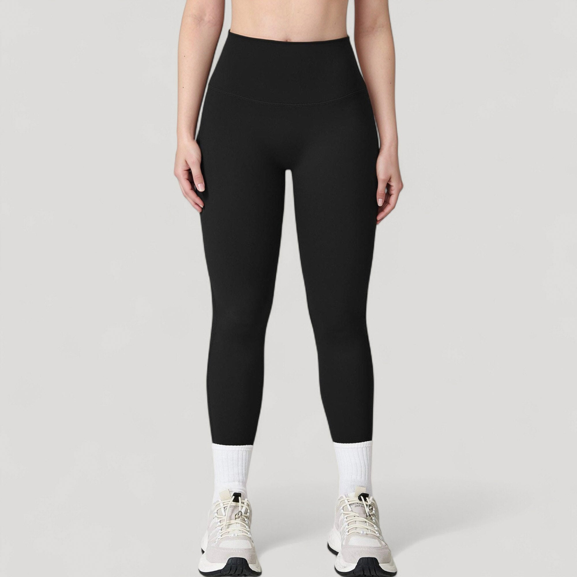 Anna-Kaci Active Women's High Waist Full Length Leggings with Seamless Design and Stretch Fit for Everyday Movement