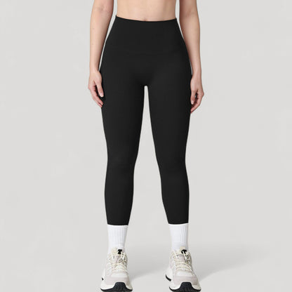 Anna-Kaci Active Women's High Waist Full Length Leggings with Seamless Design and Stretch Fit for Everyday Movement