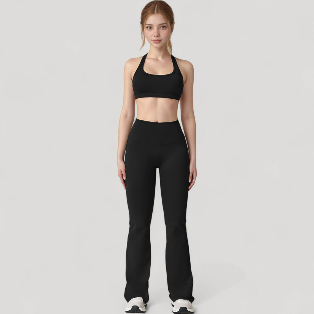 Anna-Kaci Active Women's High Waist Full Length Leggings with Seamless Design and Stretch Fit for Everyday Movement