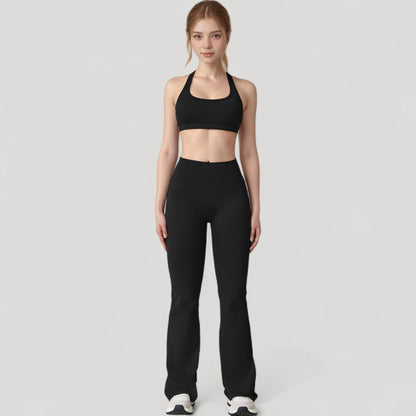 Anna-Kaci Active Women's High Waist Full Length Leggings with Seamless Design and Stretch Fit for Everyday Movement