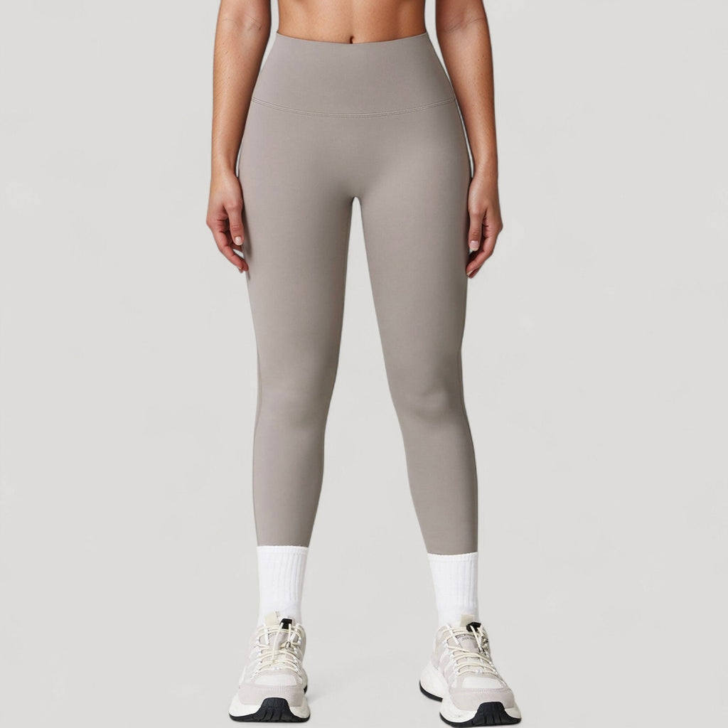 Anna-Kaci Active Women's High Waist Full Length Leggings with Seamless Design and Stretch Fit for Everyday Movement