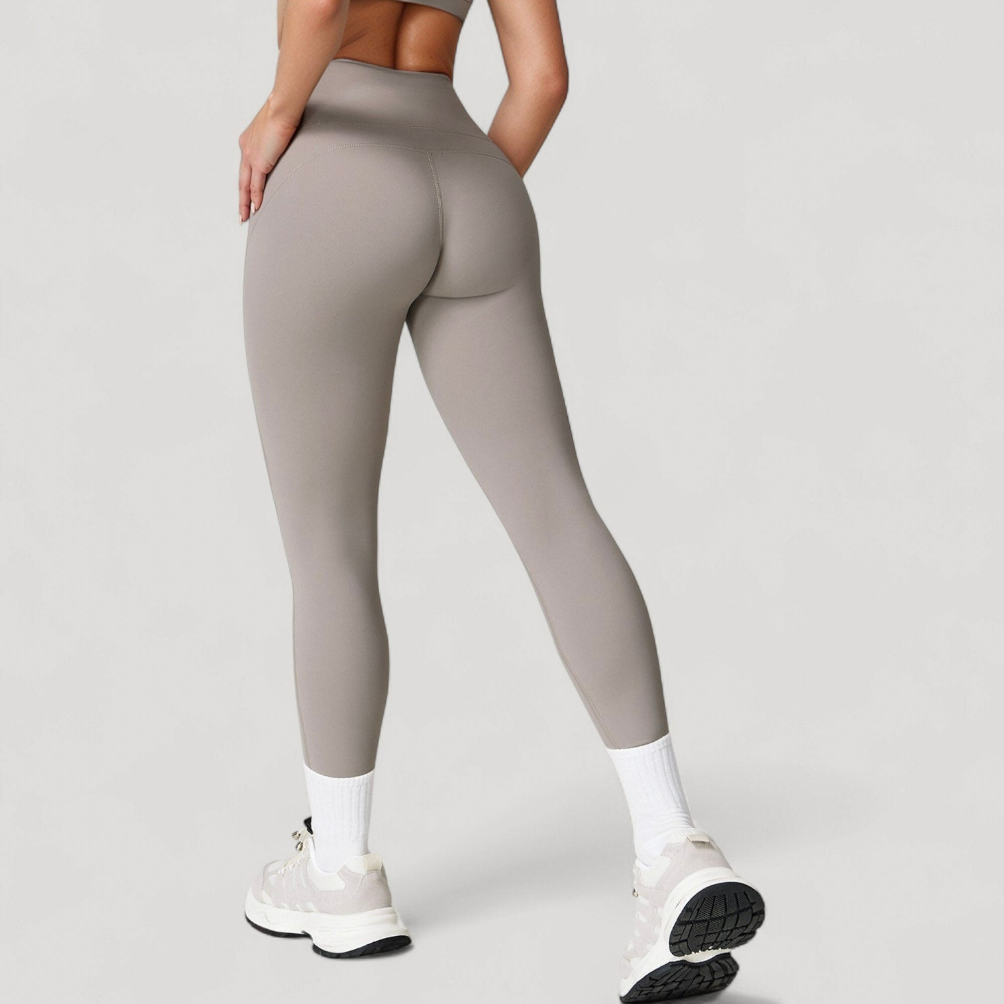 Anna-Kaci Active Women's High Waist Full Length Leggings with Seamless Design and Stretch Fit for Everyday Movement