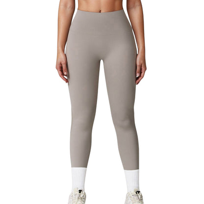 Anna-Kaci Active Women's High Waist Full Length Leggings with Seamless Design and Stretch Fit for Everyday Movement