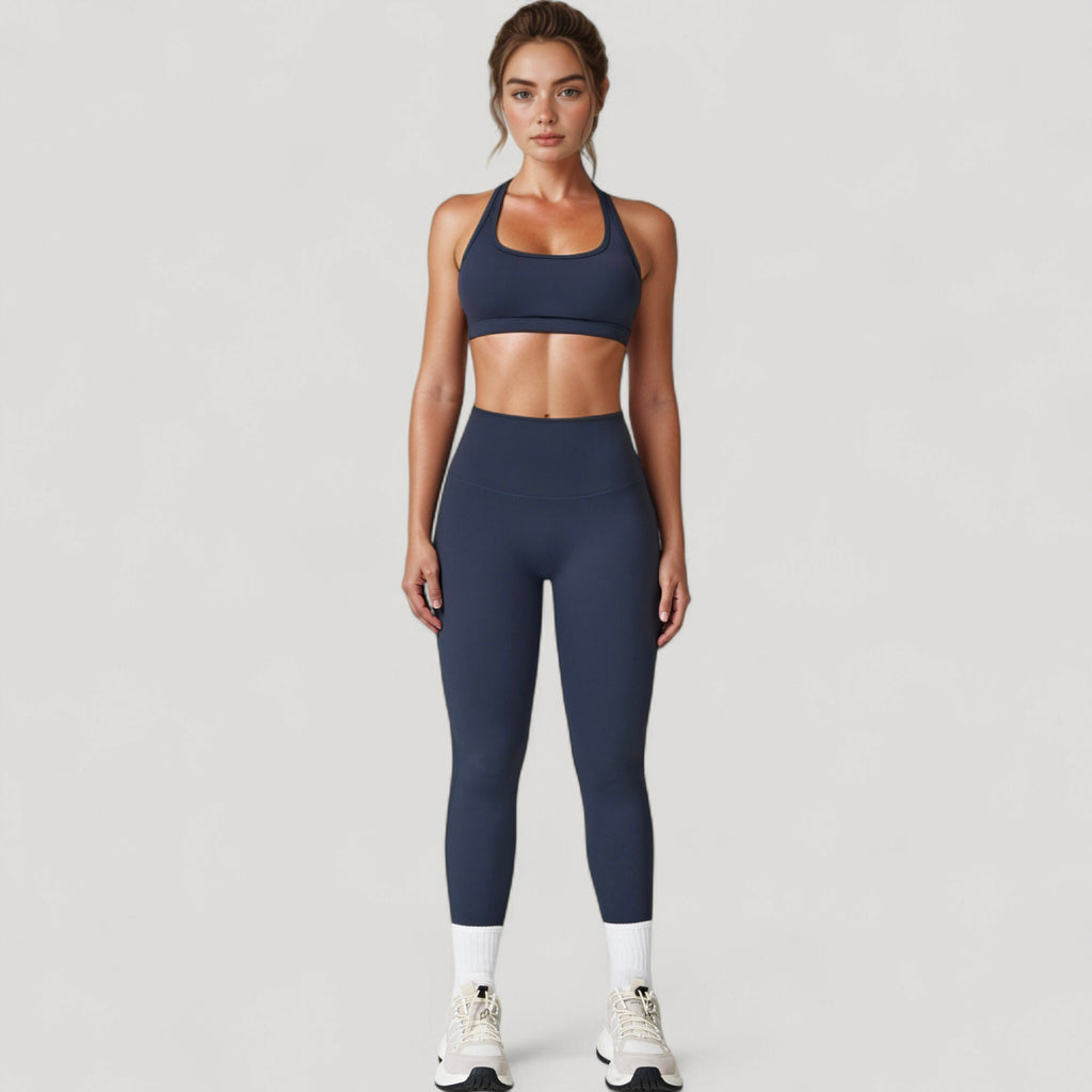 Anna-Kaci Active Women's High Waist Full Length Leggings with Seamless Design and Stretch Fit for Everyday Movement