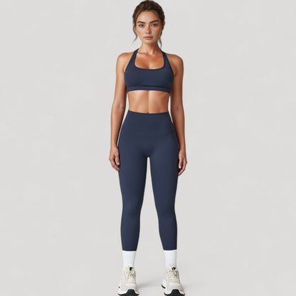 Anna-Kaci Active Women's High Waist Full Length Leggings with Seamless Design and Stretch Fit for Everyday Movement