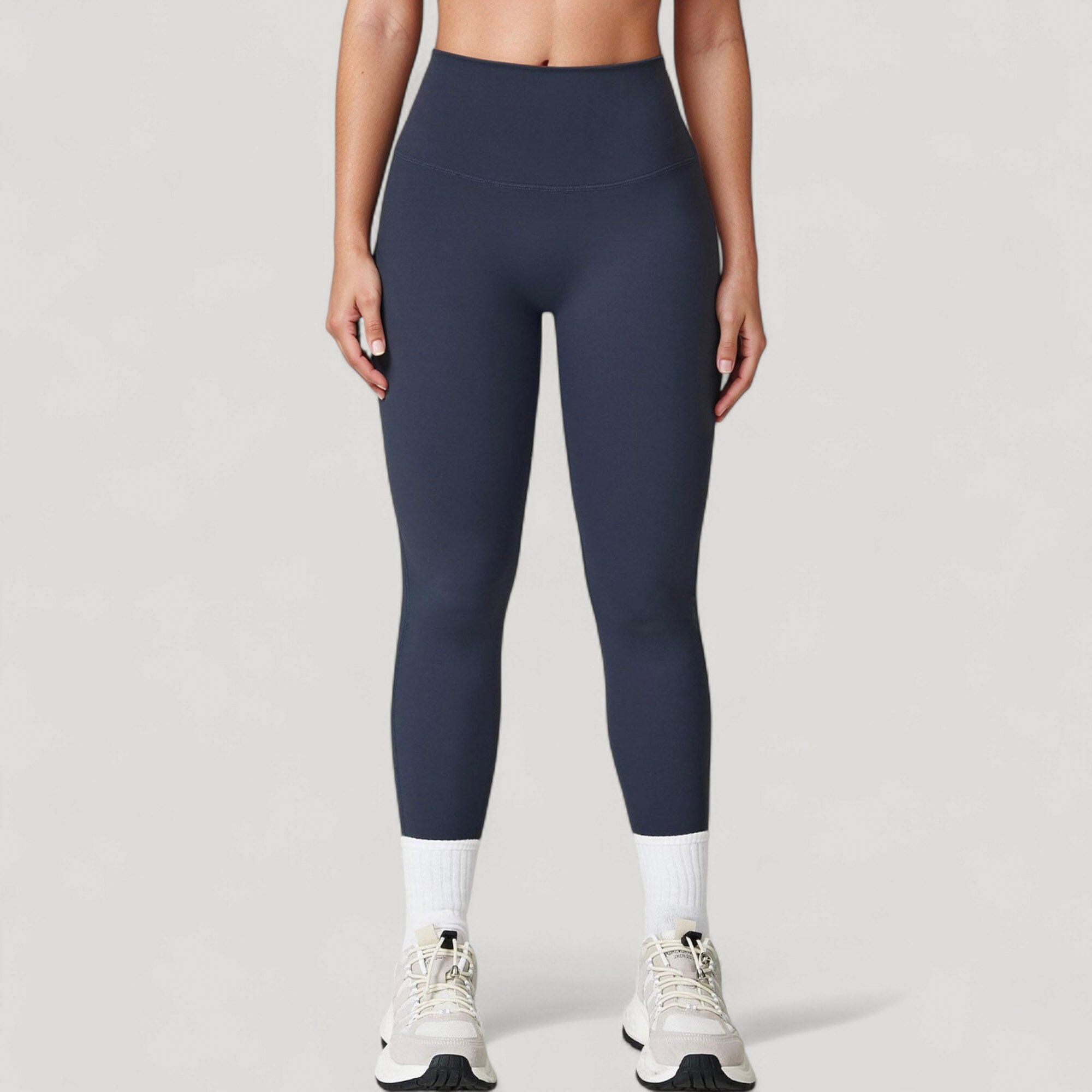 Anna-Kaci Active Women's High Waist Full Length Leggings with Seamless Design and Stretch Fit for Everyday Movement