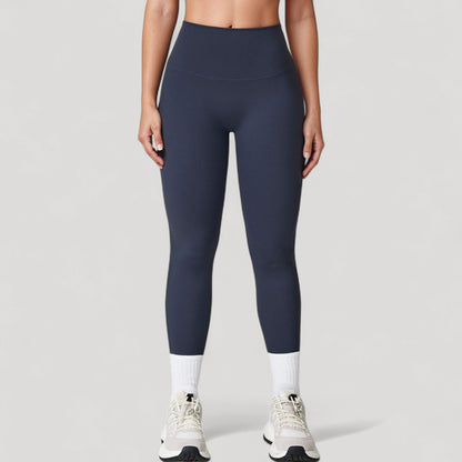 Anna-Kaci Active Women's High Waist Full Length Leggings with Seamless Design and Stretch Fit for Everyday Movement