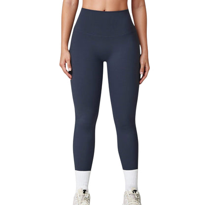 Anna-Kaci Active Women's High Waist Full Length Leggings with Seamless Design and Stretch Fit for Everyday Movement