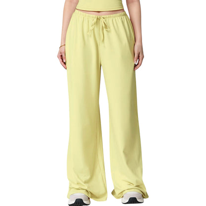 Anna-Kaci Active Women's Wide Leg Lounge Pants with Drawstring Waist and Relaxed Fit for All-Day Comfort