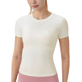 Anna-Kaci Women's Short Sleeve Performance Tee with Crew Neck and Slim Fit Stretch Fabric