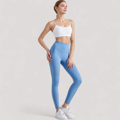 Anna-Kaci Active Women's Spaghetti Strap Scoop Neck Sports Bra Top with Lightweight Stretch Fabric