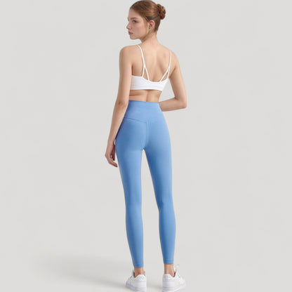 Anna-Kaci Active Women's Spaghetti Strap Scoop Neck Sports Bra Top with Lightweight Stretch Fabric