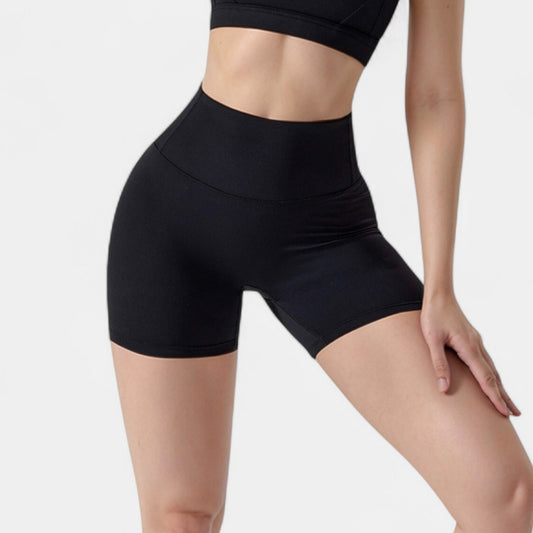 Anna-Kaci Active Women's High Waist Compression Athletic Shorts with Supportive Stretch Fit and Streamlined Seams