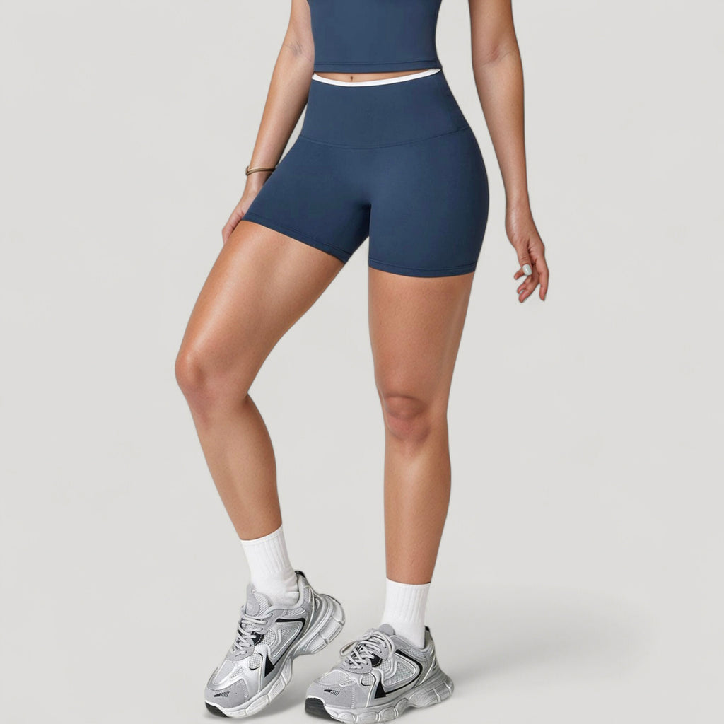Anna-Kaci Active Women's High Waist Athletic Shorts with Stretch Fabric and Contour Fit Waistband