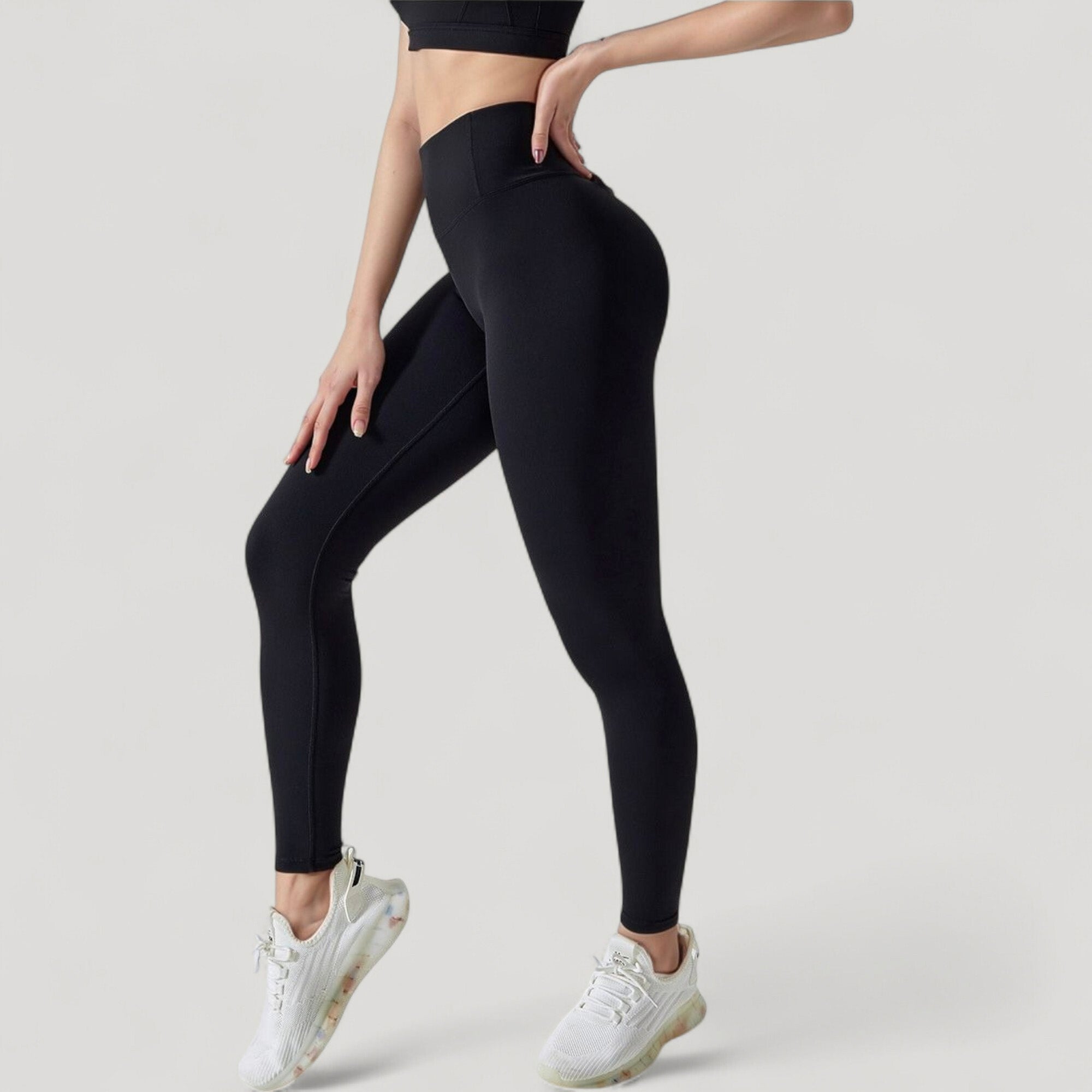 Anna-Kaci Active Women's High Waist Compression Leggings with Seamless Fit and Sculpting Stretch Fabric