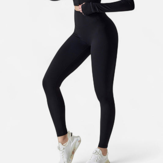 Anna-Kaci Active Women's High Waist Compression Leggings with Seamless Fit and Sculpting Stretch Fabric