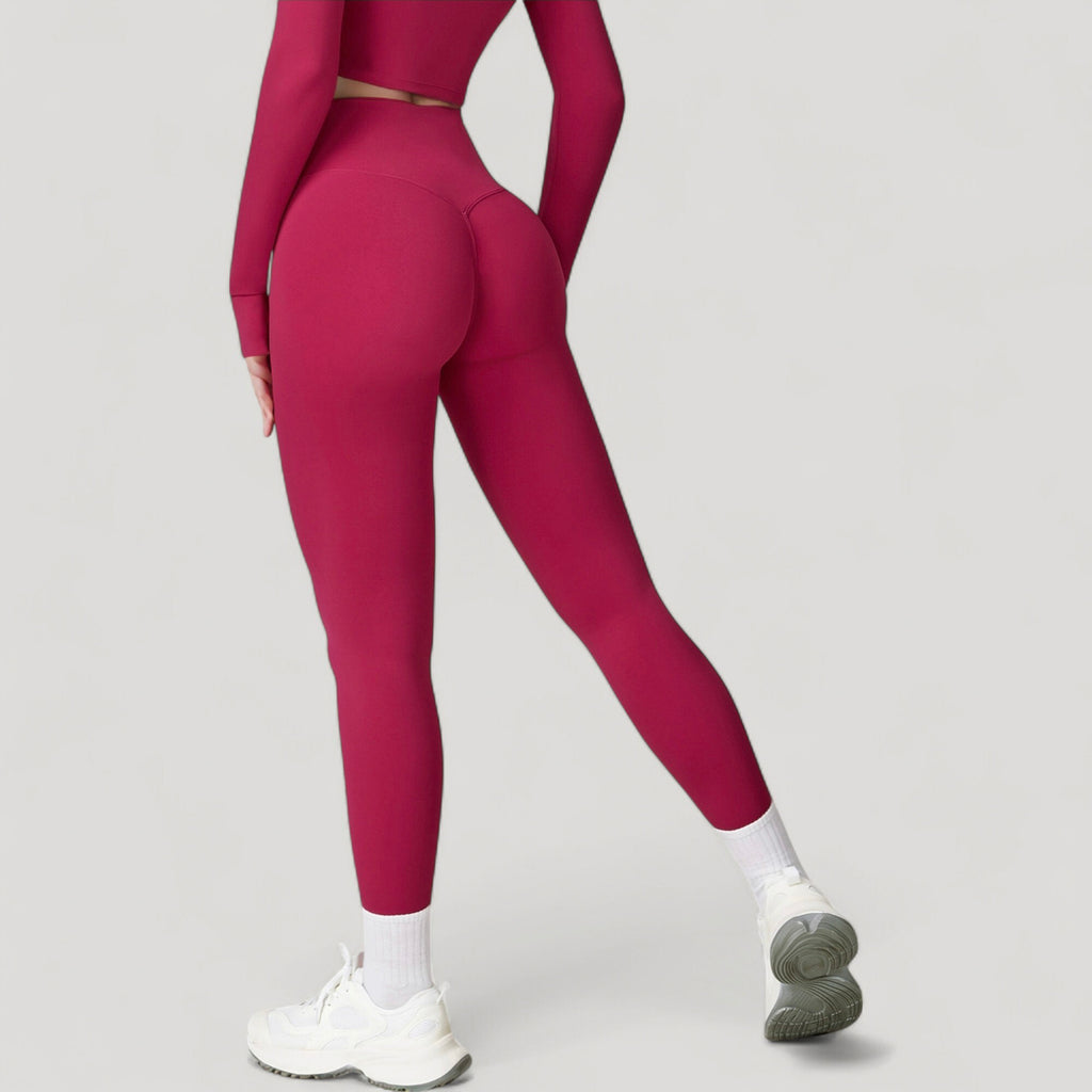 Anna-Kaci Active Women's High Waist Compression Leggings with Seamless Fit and Sculpting Stretch Fabric