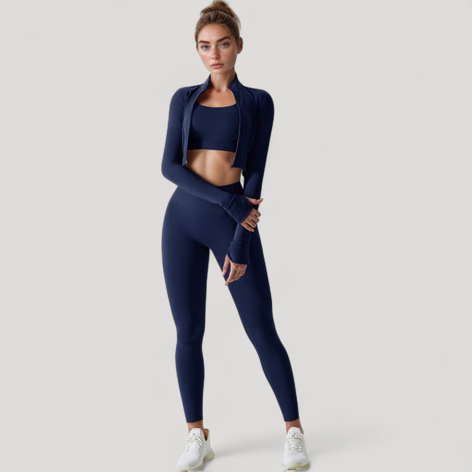 Anna-Kaci Active Women's High Waist Compression Leggings with Seamless Fit and Sculpting Stretch Fabric