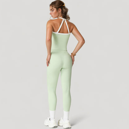 Anna-Kaci Active Women's High Waist Seamless Leggings with Tummy Control and Sculpting Fit for Active or Casual Everyday Wear