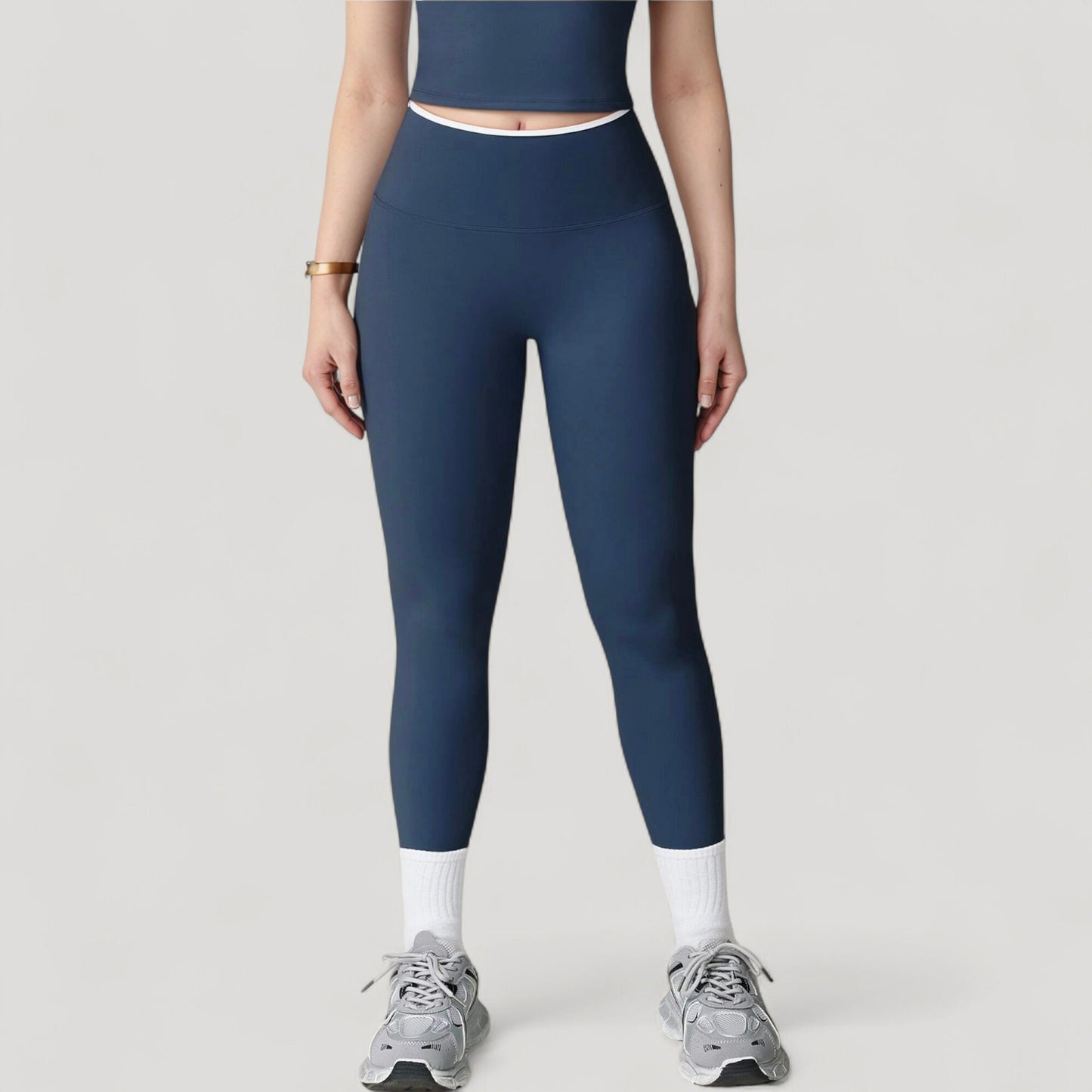 Anna-Kaci Active Women's High Waist Seamless Leggings with Tummy Control and Sculpting Fit for Active or Casual Everyday Wear