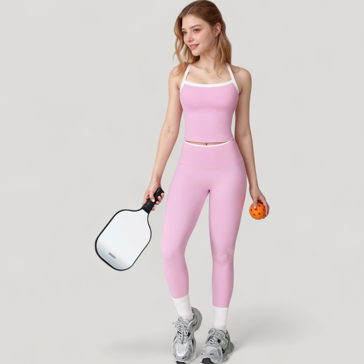 Anna-Kaci Active Women's High Waist Seamless Leggings with Tummy Control and Sculpting Fit for Active or Casual Everyday Wear