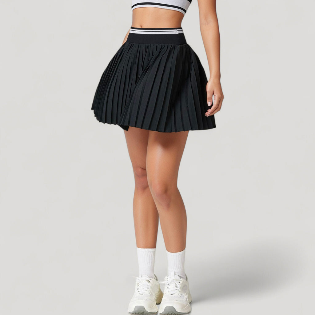 Anna-Kaci Active Women's Pleated Tennis Skirt with Built-In Shorts and Side Pocket for Sporty Style and Functional Movement