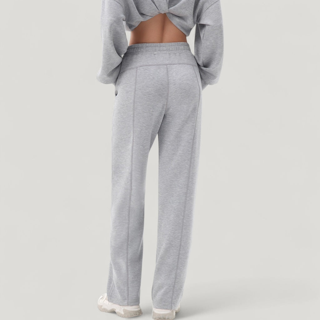 Anna-Kaci Active Women's Wide Leg Lounge Pants with Elastic Drawstring Waist