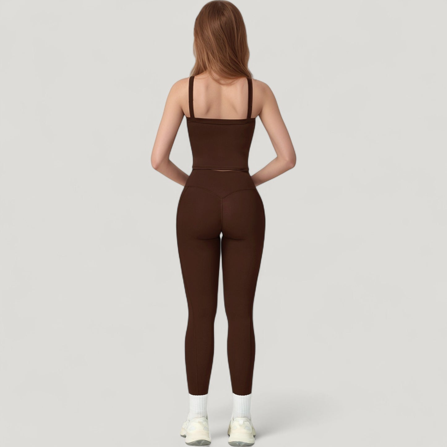 Anna-Kaci Active Women's High Waist Crossover Lounge Leggings with Full Length Slim Fit and Flattering Waistband