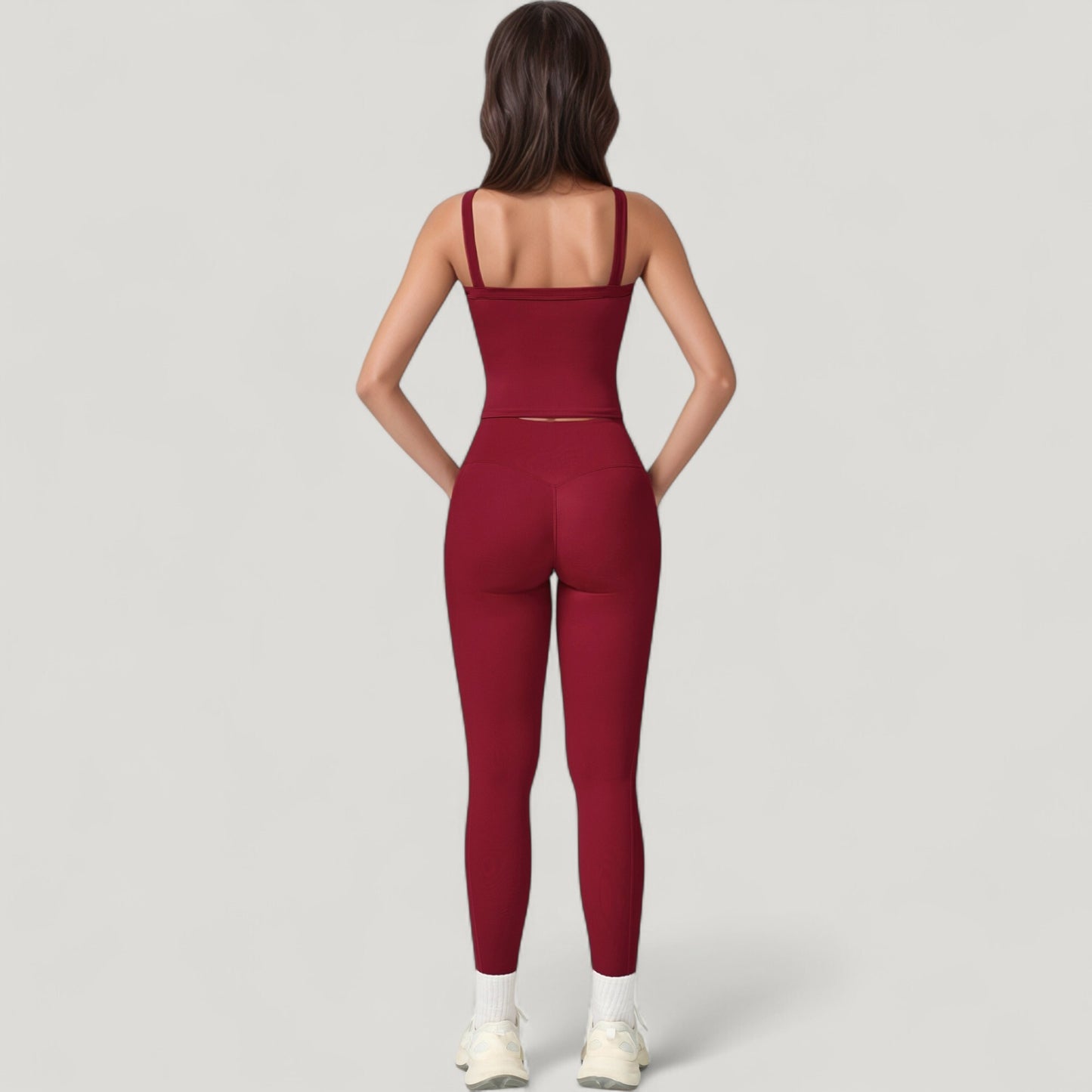 Anna-Kaci Active Women's High Waist Crossover Lounge Leggings with Full Length Slim Fit and Flattering Waistband