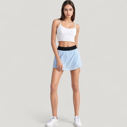 Anna-Kaci Active Women's Scoop Neck Spaghetti Strap Sports Bra with Smooth Finish