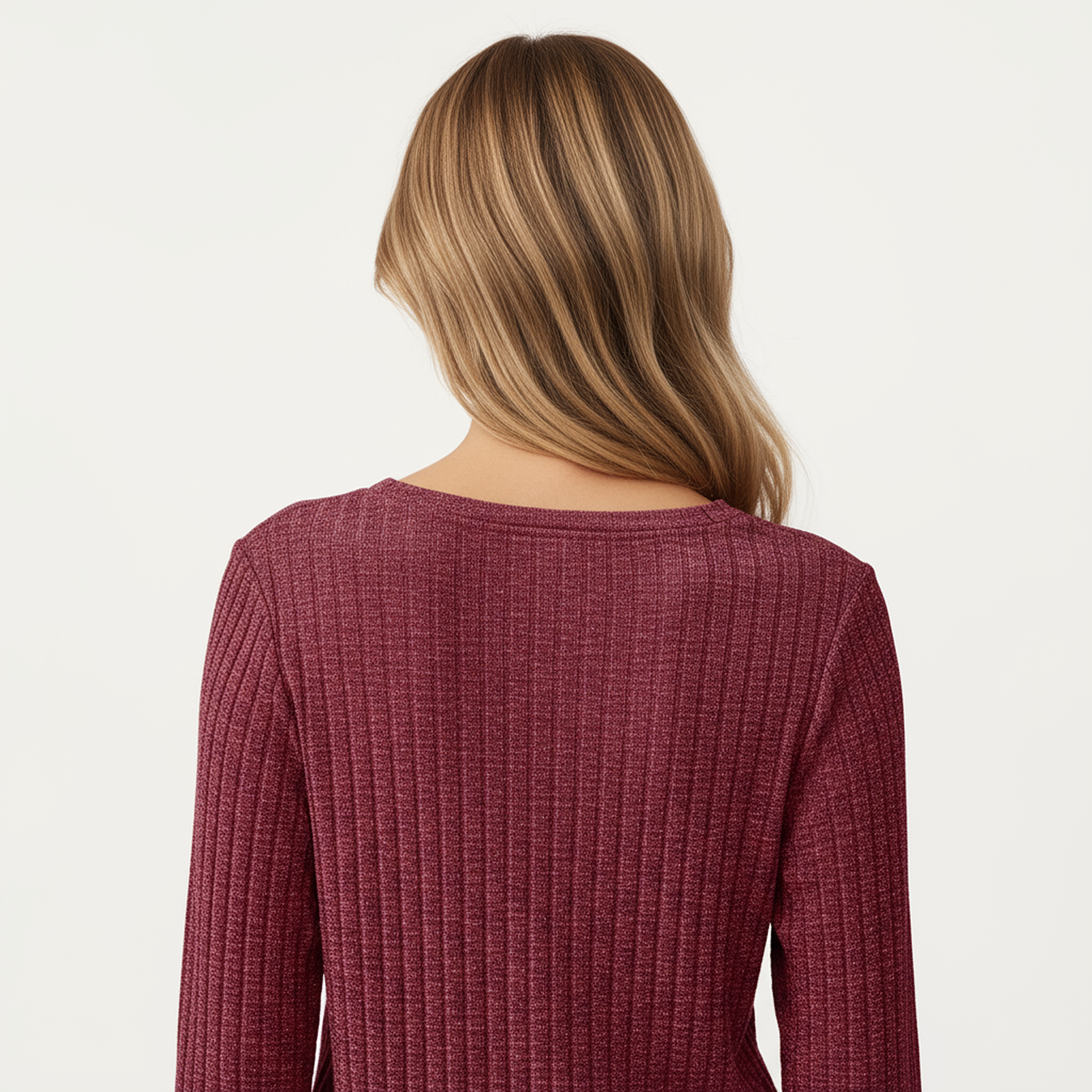 Anna-Kaci Women's 2-Piece Set Off-Shoulder Ribbed Knit Long Sleeve Top and Wide Leg Pants