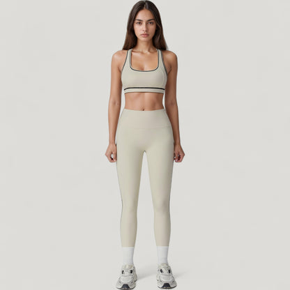 Anna-Kaci Active Women's High Waist Contoured Seam Activewear Leggings with Stretch Fit and Full Length