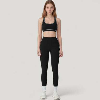 Anna-Kaci Active Women's High Waist Contoured Seam Activewear Leggings with Stretch Fit and Full Length