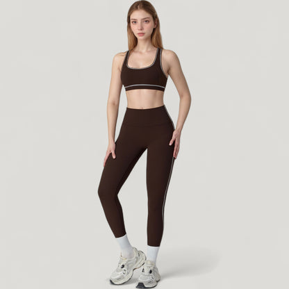 Anna-Kaci Active Women's High Waist Contoured Seam Activewear Leggings with Stretch Fit and Full Length
