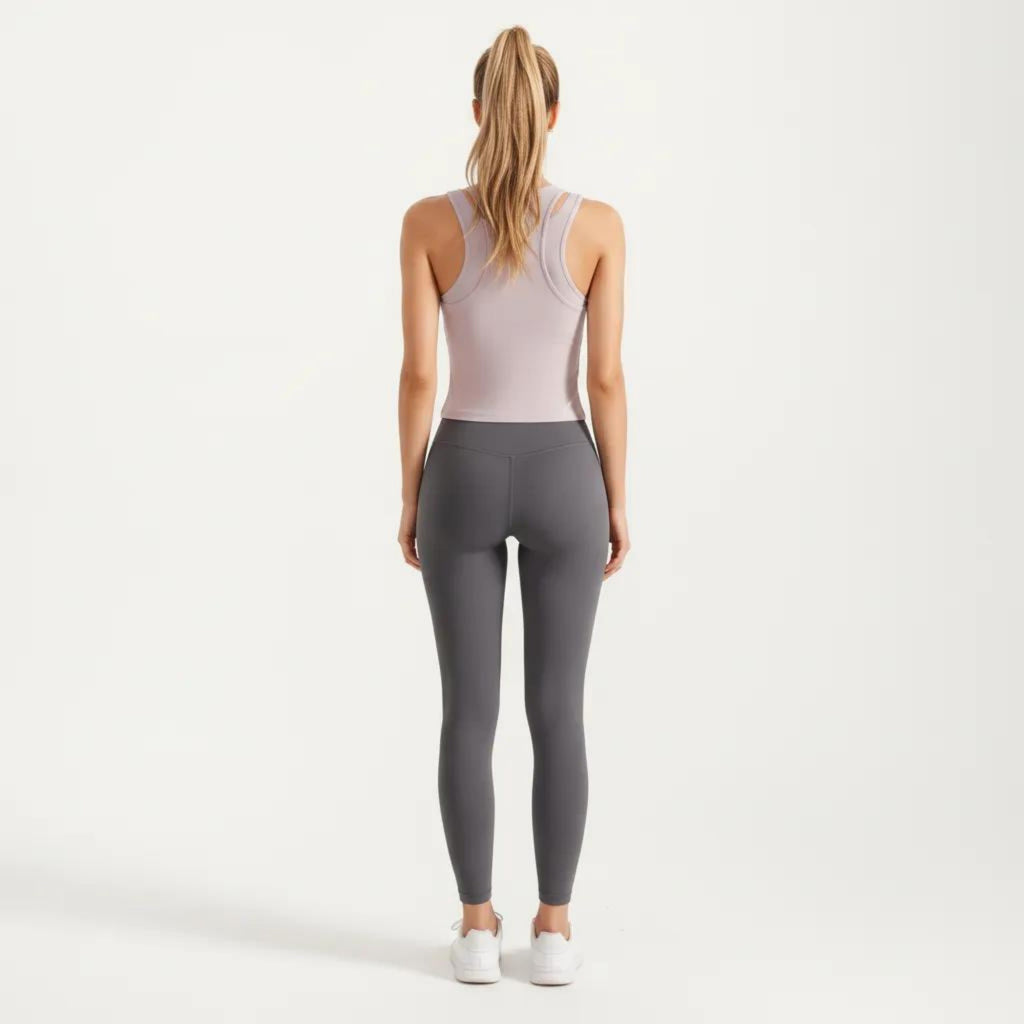 Anna-Kaci Active Women's Sleeveless Fitted Active Tank Top with Smooth Stretch Fabric and Scoop Neckline