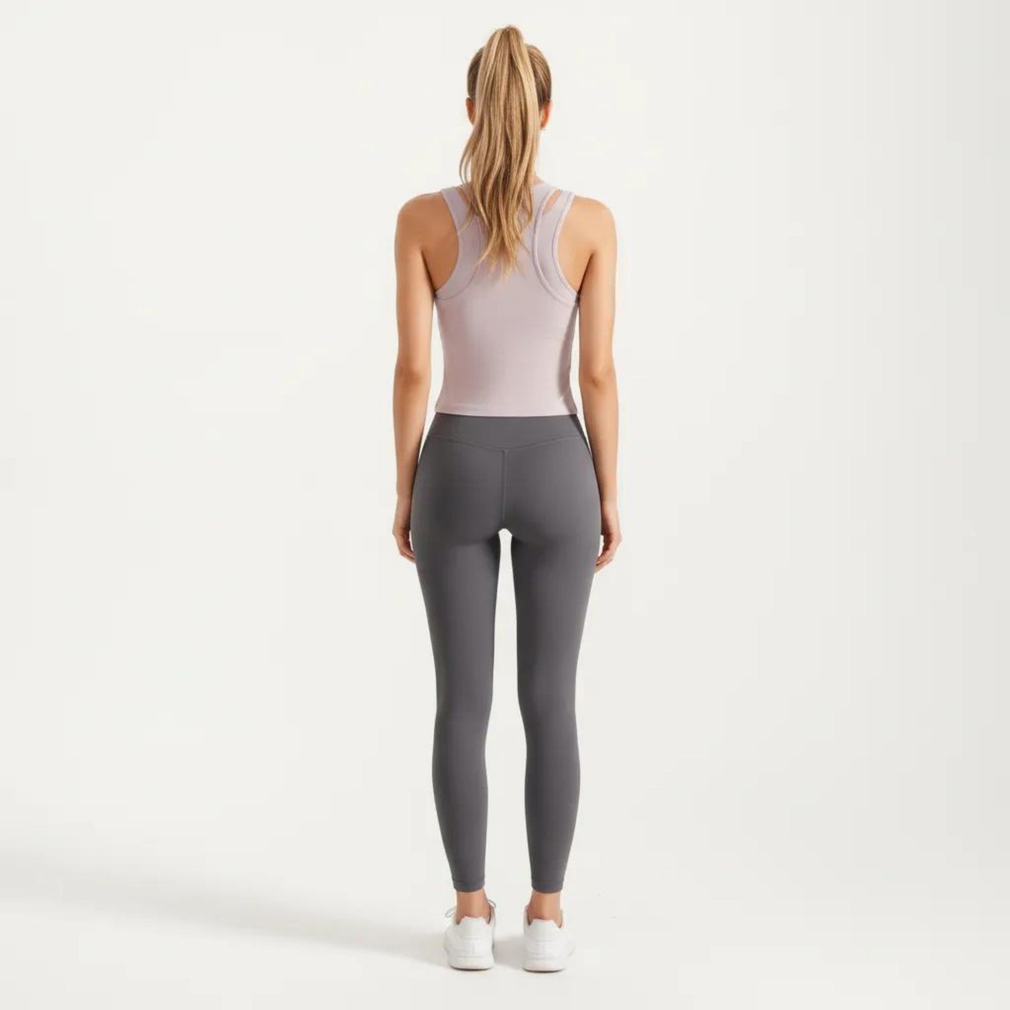 Anna-Kaci Active Women's Sleeveless Fitted Active Tank Top with Smooth Stretch Fabric and Scoop Neckline