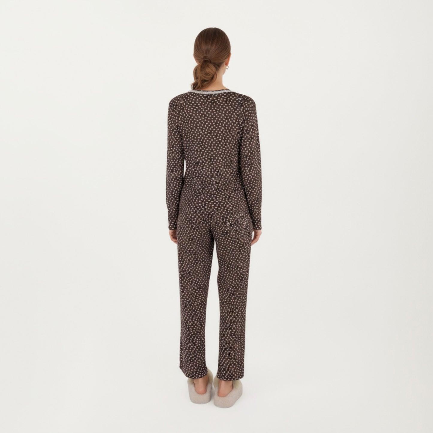 Anna-Kaci Lounge Women's 3-Piece Set Long Sleeve Padded Button Top, Camisole, and Relaxed Fit Pants Pajama Set with Soft Knit Fabric