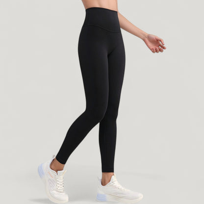 Anna-Kaci Active Women's High Waist Full Length Leggings with Wide Waistband and Side Pocket