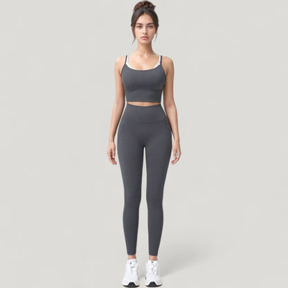 Anna-Kaci Active Women's High Waist Full Length Leggings with Wide Waistband and Side Pocket