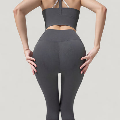 Anna-Kaci Active Women's High Waist Full Length Leggings with Wide Waistband and Side Pocket