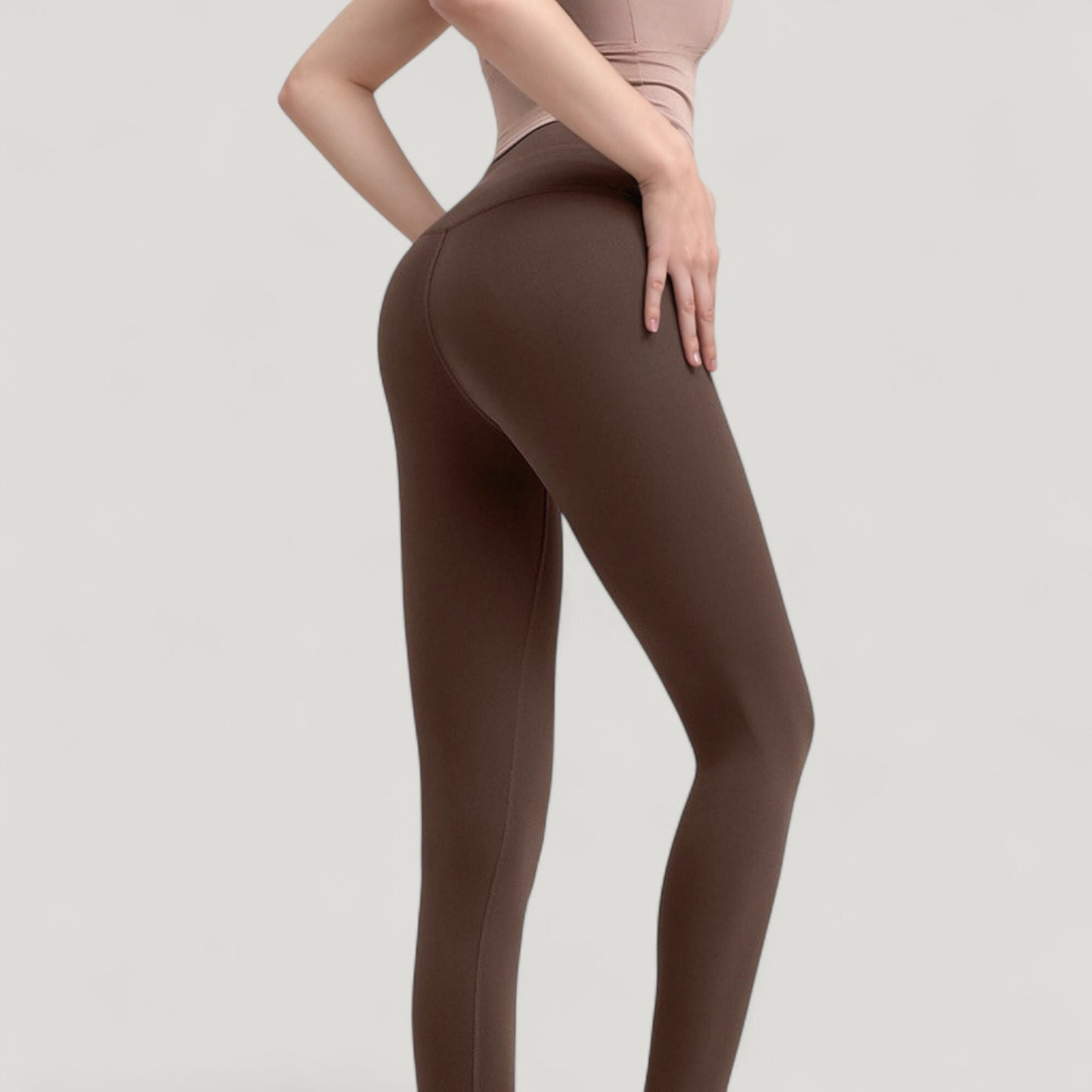 Anna-Kaci Active Women's High Waist Full Length Leggings with Wide Waistband