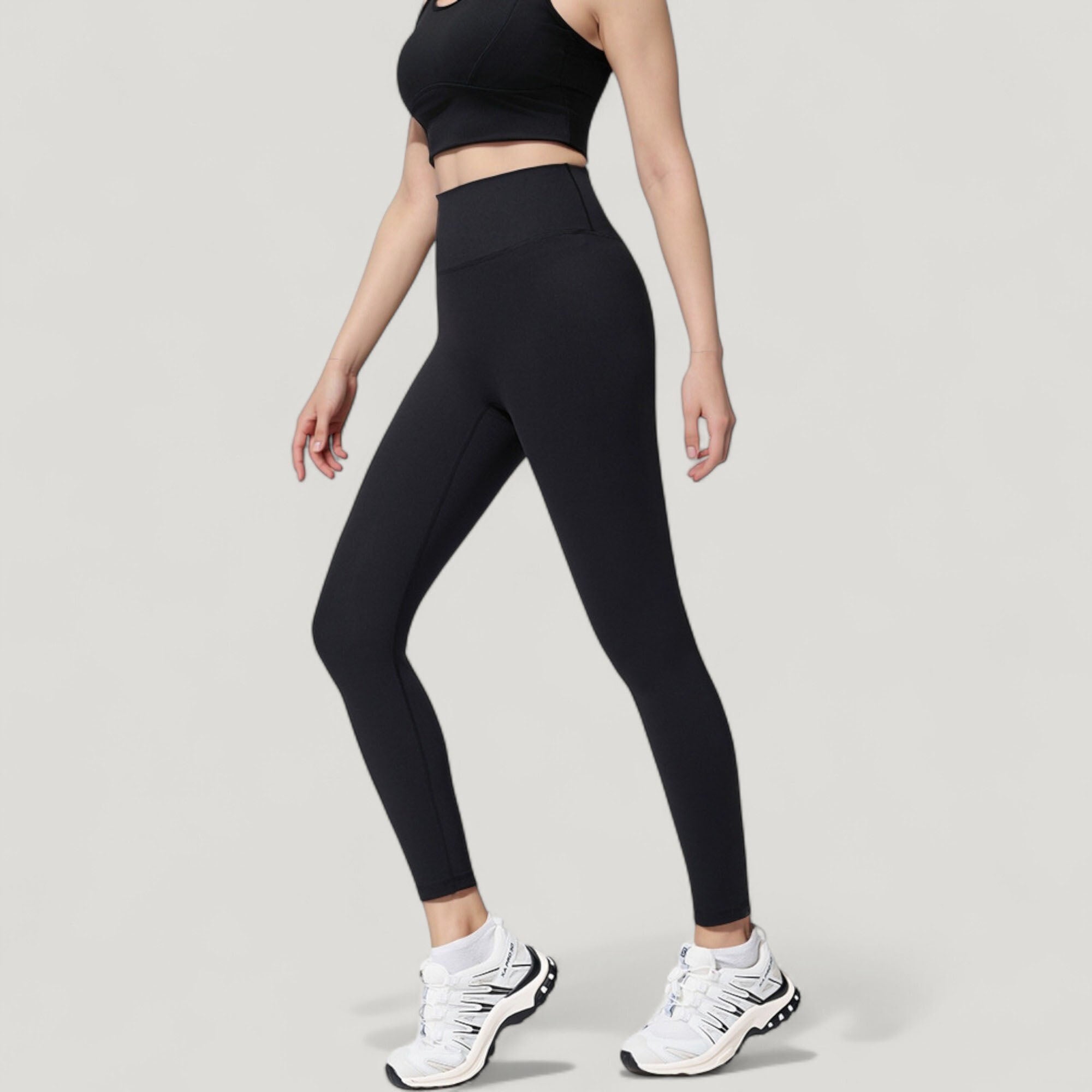 Anna-Kaci Active Women's High Waist Full Length Seamless Leggings with Contoured Fit