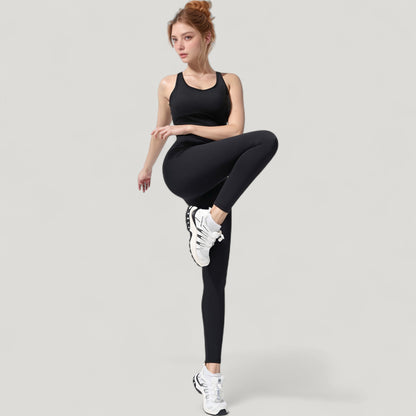 Anna-Kaci Active Women's High Waist Full Length Seamless Leggings with Contoured Fit