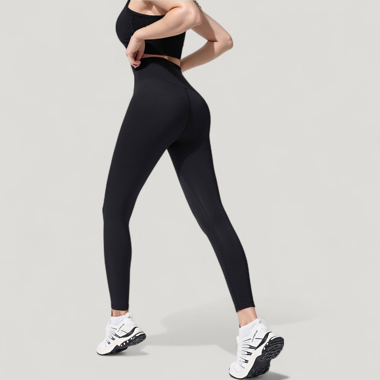 Anna-Kaci Active Women's High Waist Full Length Seamless Leggings with Contoured Fit