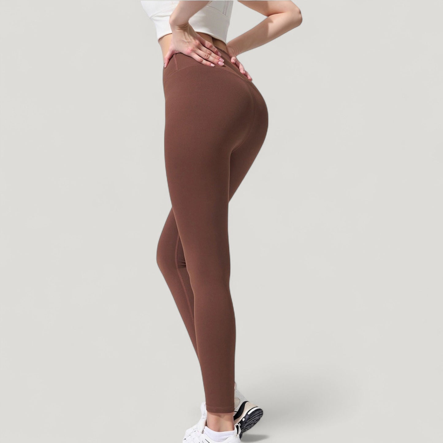 Anna-Kaci Active Women's High Waist Full Length Seamless Leggings with Contoured Fit