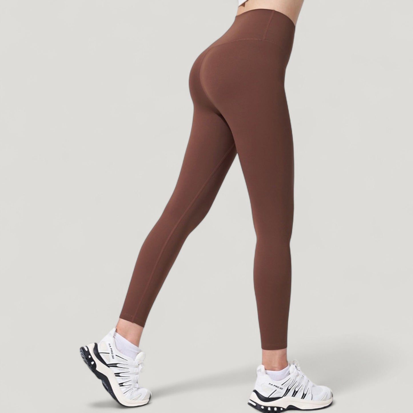 Anna-Kaci Active Women's High Waist Full Length Seamless Leggings with Contoured Fit